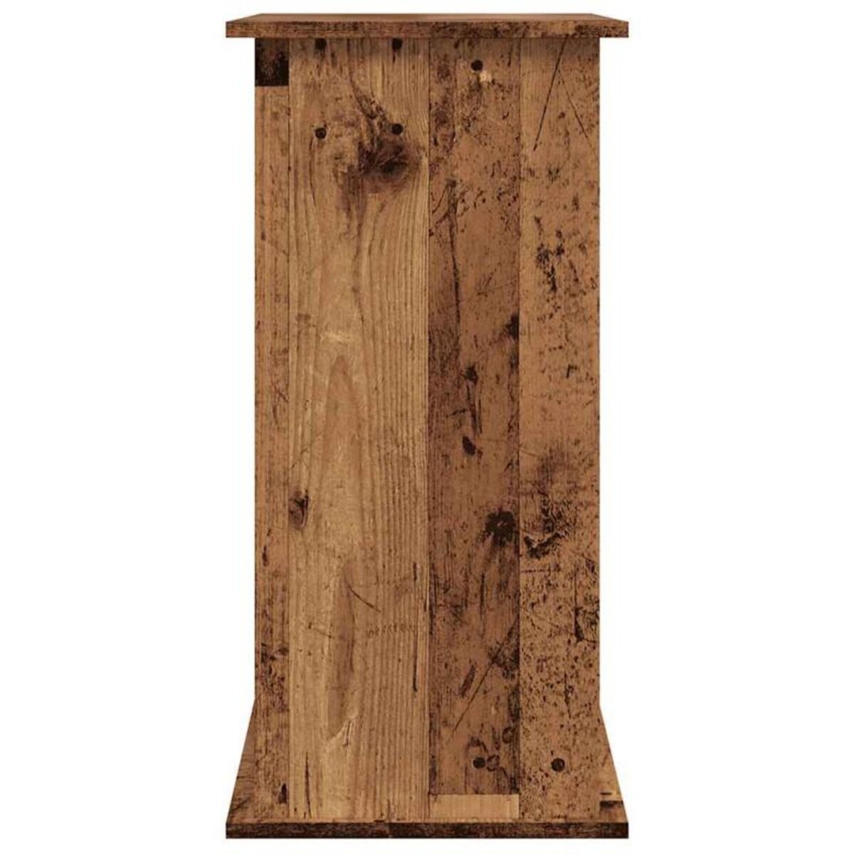VIDAXL Support pour aquarium vieux bois 81x36x73 cm bois d ingénierie