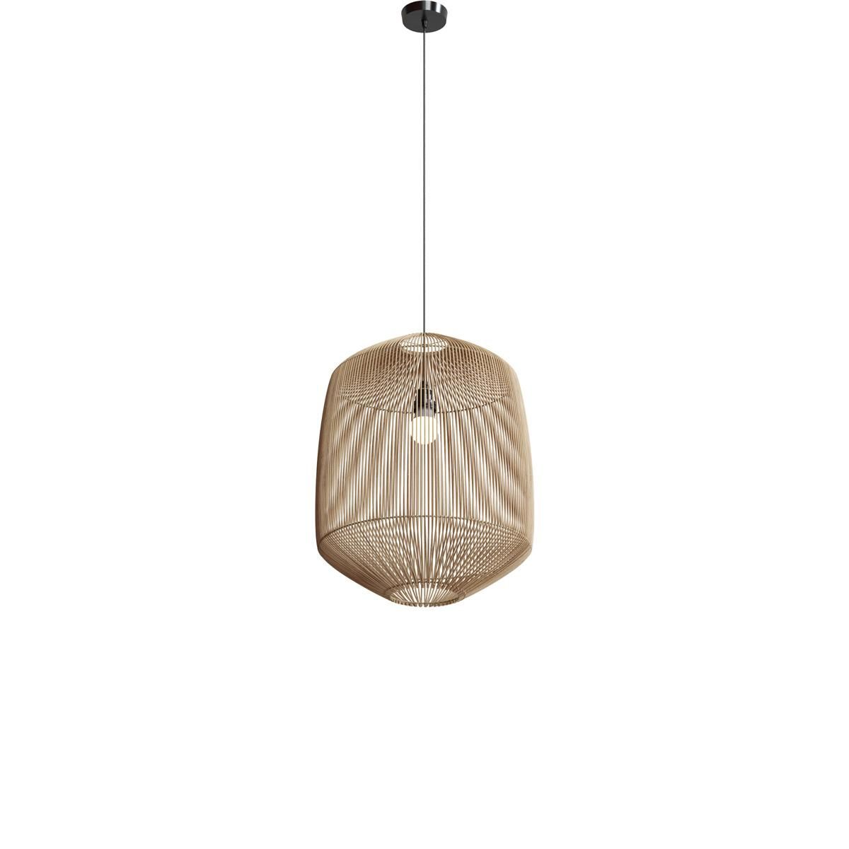 Rendez vous déco Abat-jour naturel pour suspension en rotin D40 cm - Hajar
