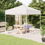 Voir la diapositive 1 : VIDAXL Tente de reception pliable Blanc 3x3 m