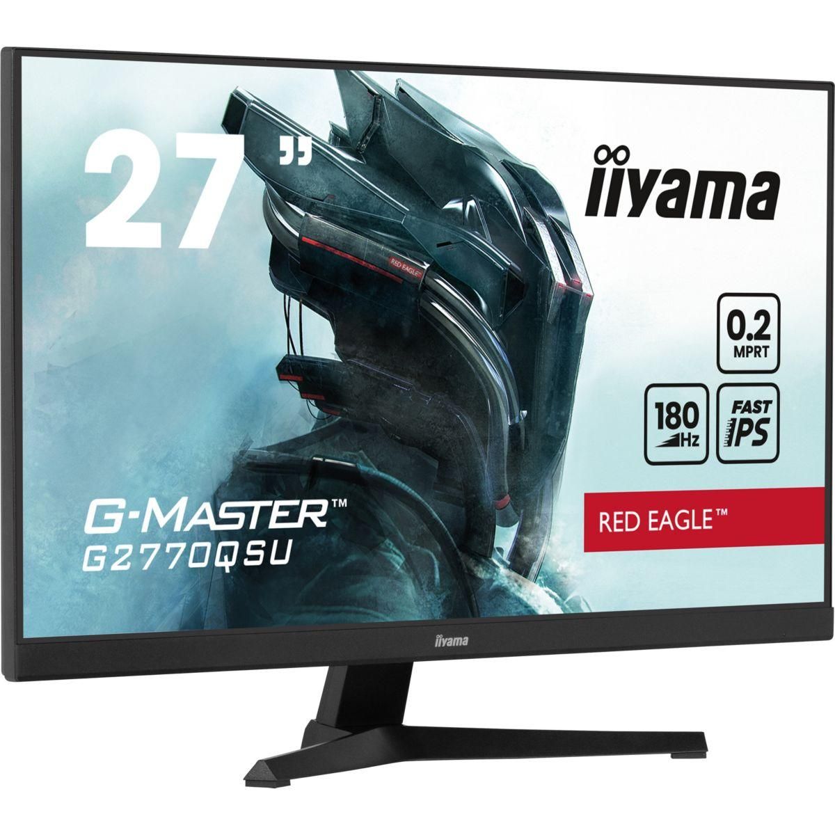 Iiyama Ecran PC Gamer G-MASTER G2770QSU-B6 27'' Plat IPS