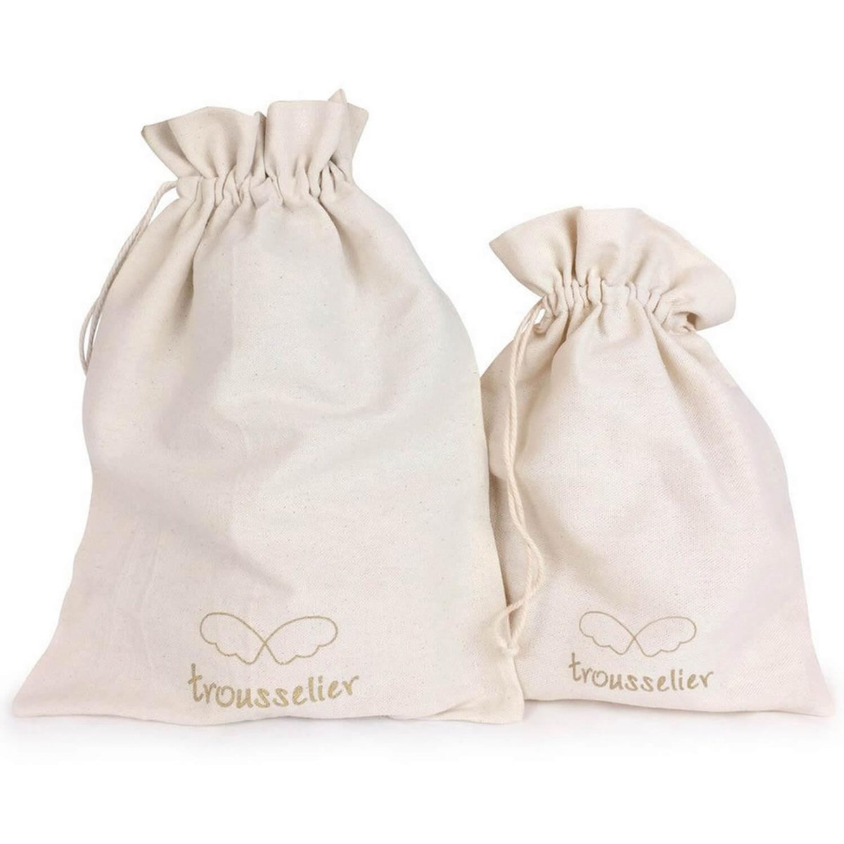 Trousselier Doudou Lapin Nid d'Ange : Lin rose poudré