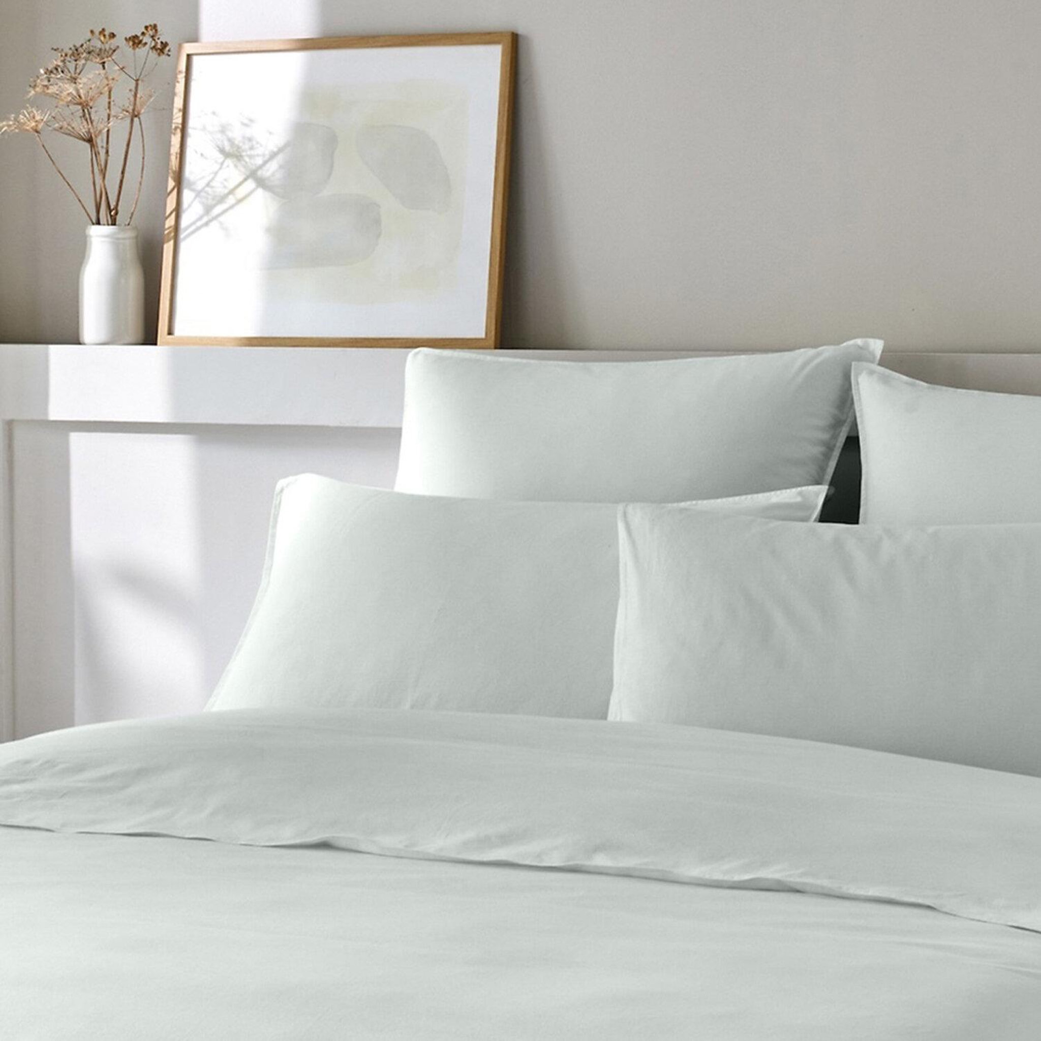 Voir la diapositive 2 : Home collection Parure housse de couette coton-bambou