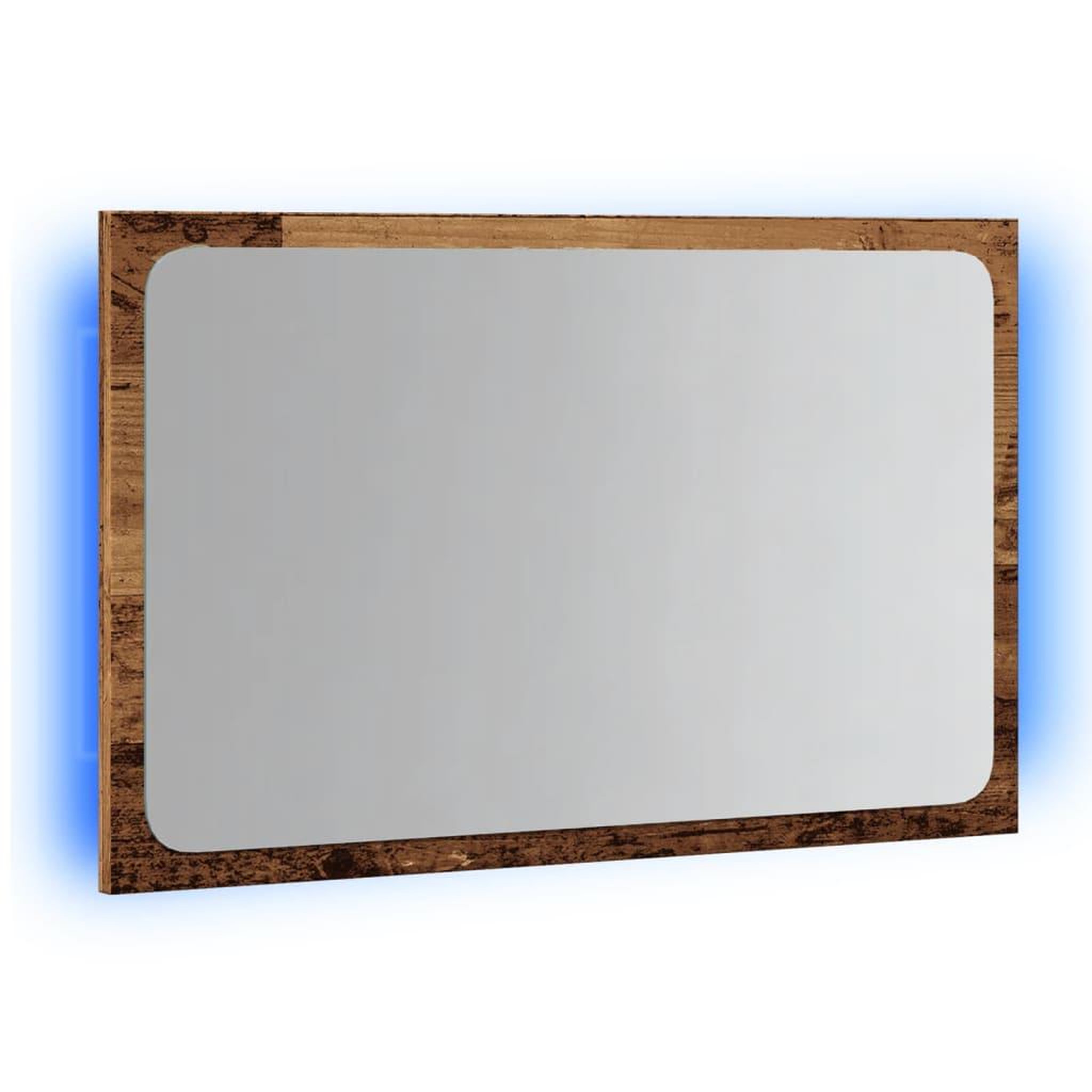Voir la diapositive 3 : VIDAXL Miroir de salle de bain avec lumiere LED chene artisanal