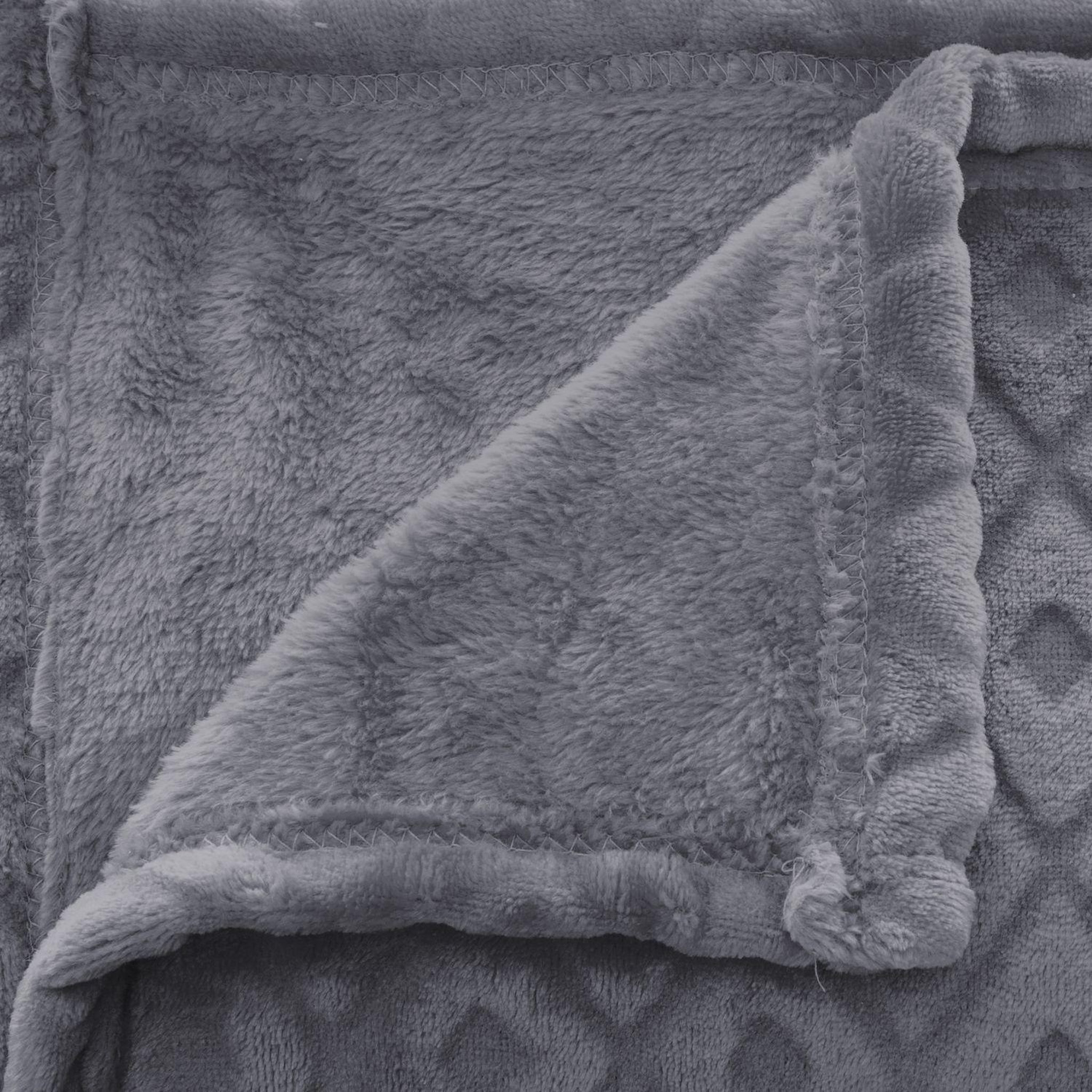 Voir la diapositive 4 : ATMOSPHERA Plaid en Flanelle détails losanges en 3D