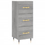 Voir la diapositive 2 : VIDAXL Buffet Sonoma gris 34,5x34x90 cm Bois d'ingenierie