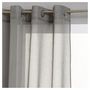 Voir la diapositive 2 : ATMOSPHERA Rideau voilage uni à oeillets métal en polyester 140x240cm ETAMINE 
