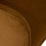 Voir la diapositive 4 : ATMOSPHERA Fauteuil velours LIBOR - Marron