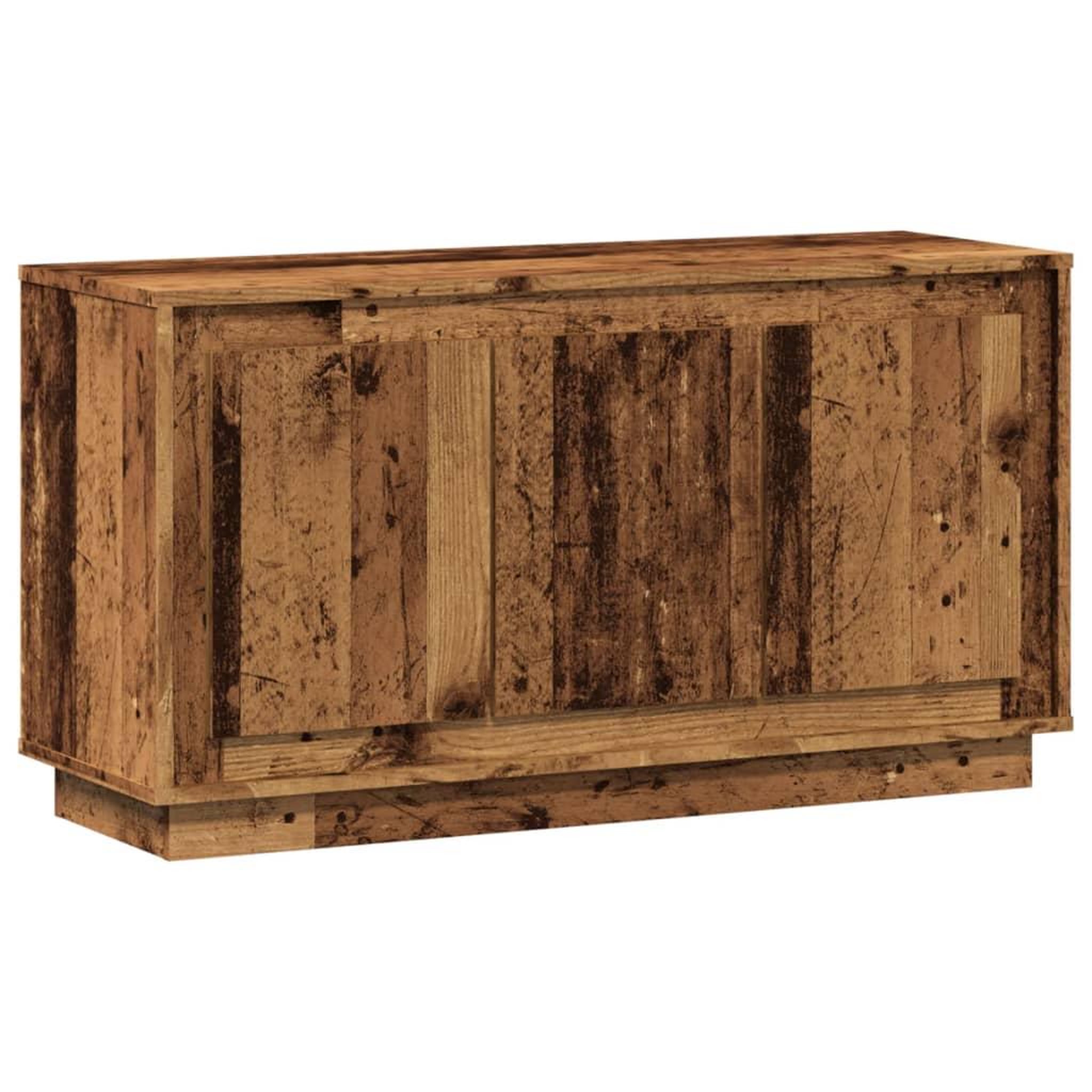 Voir la diapositive 2 : VIDAXL Buffet vieux bois 102x35x55 cm bois d'ingenierie