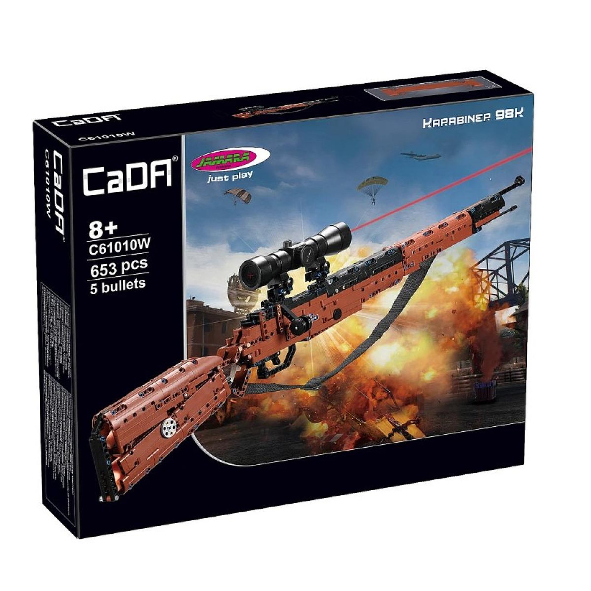 Voir la diapositive 2 : Jamara CaDA Karabiner 98K brun Bricks