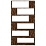 Voir la diapositive 5 : VIDAXL Bibliotheque/Separateur de piece chene fume 100x24x188 cm