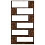 Voir la diapositive 5 : VIDAXL Bibliotheque/Separateur de piece chene fume 100x24x188 cm