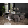 Voir la diapositive 4 : LISA DESIGN Tissia - lot de 2 chaises pivotantes - en tissu bouclette