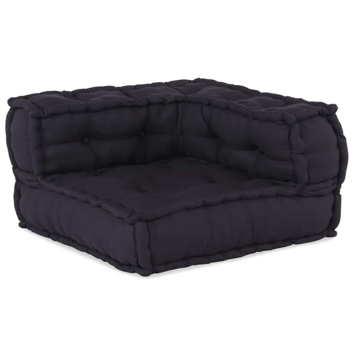 VIDAXL Pouf modulaire anthracite 70x70x54 tissu