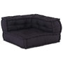 Voir la diapositive 5 : VIDAXL Pouf modulaire anthracite 70x70x54 tissu