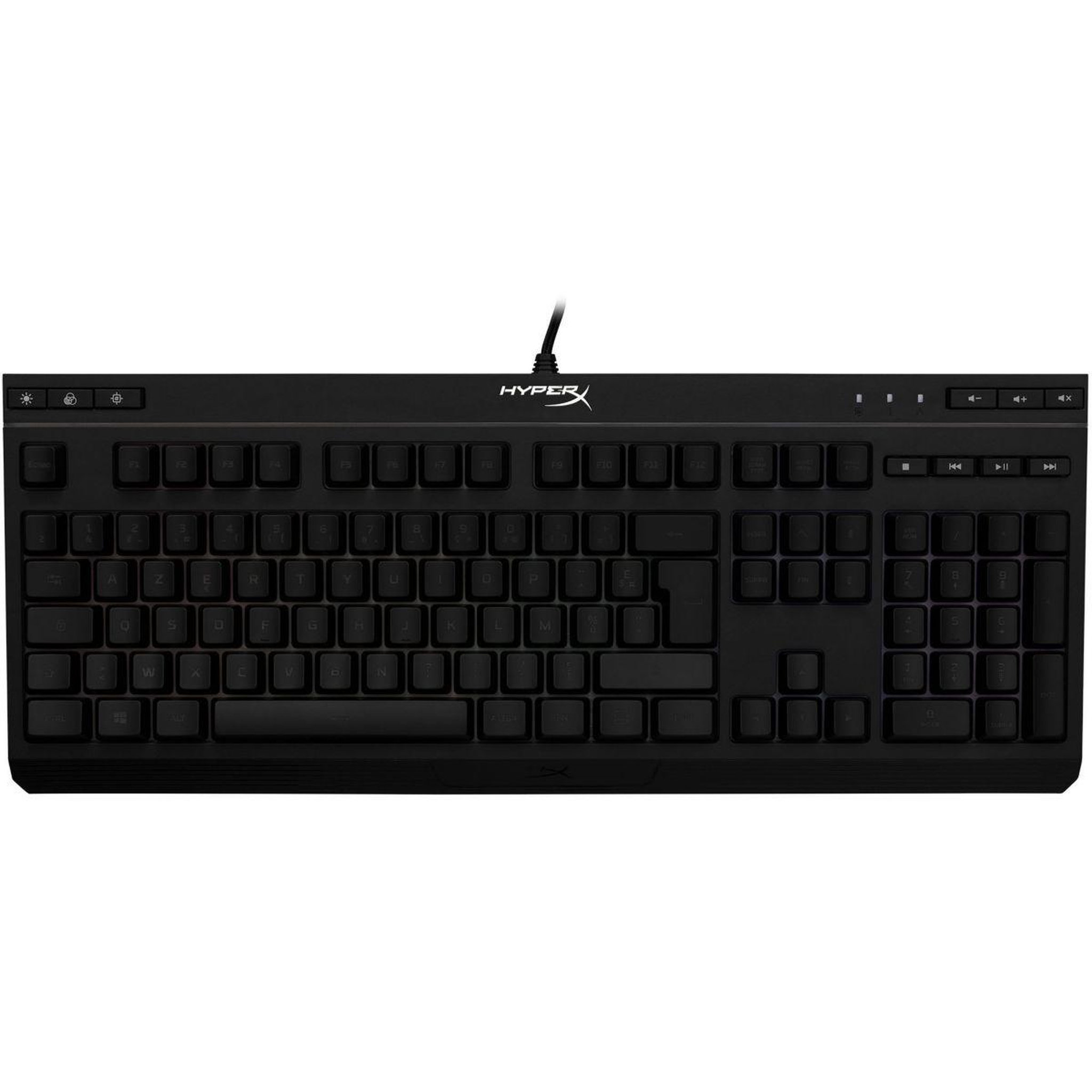 Voir la diapositive 2 : HyperX Clavier gamer alloy core rgb membrane