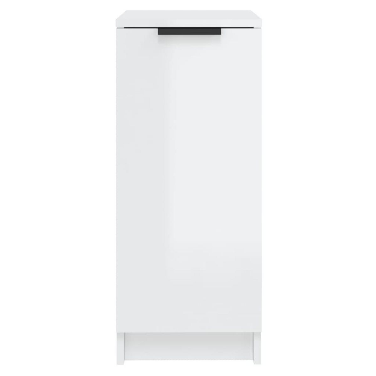 VIDAXL Armoire a chaussure Blanc brillant 30x35x70cm Bois d'ingenierie