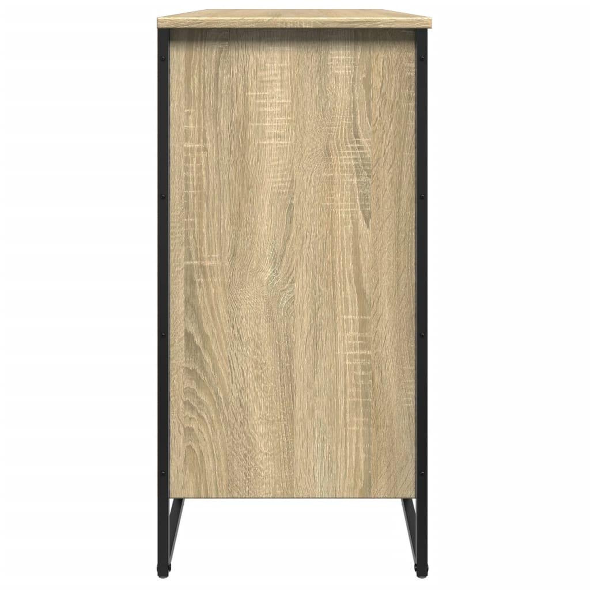 Voir la diapositive 5 : VIDAXL Armoire a chaussures chene sonoma 80x38x78 cm bois d'ingenierie