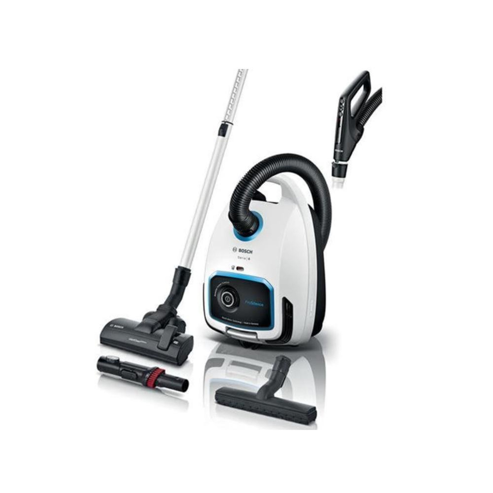 BOSCH Aspirateur traineau 700w 66db blanc/noir - bgb6sil1