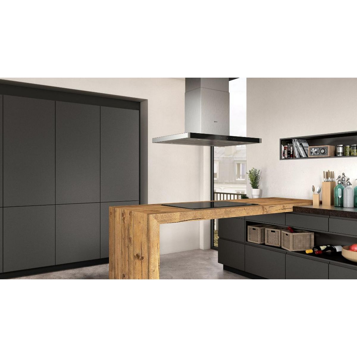 Neff Hotte décorative îlot 90cm 69db 867m3/h inox - i96bmp5n0