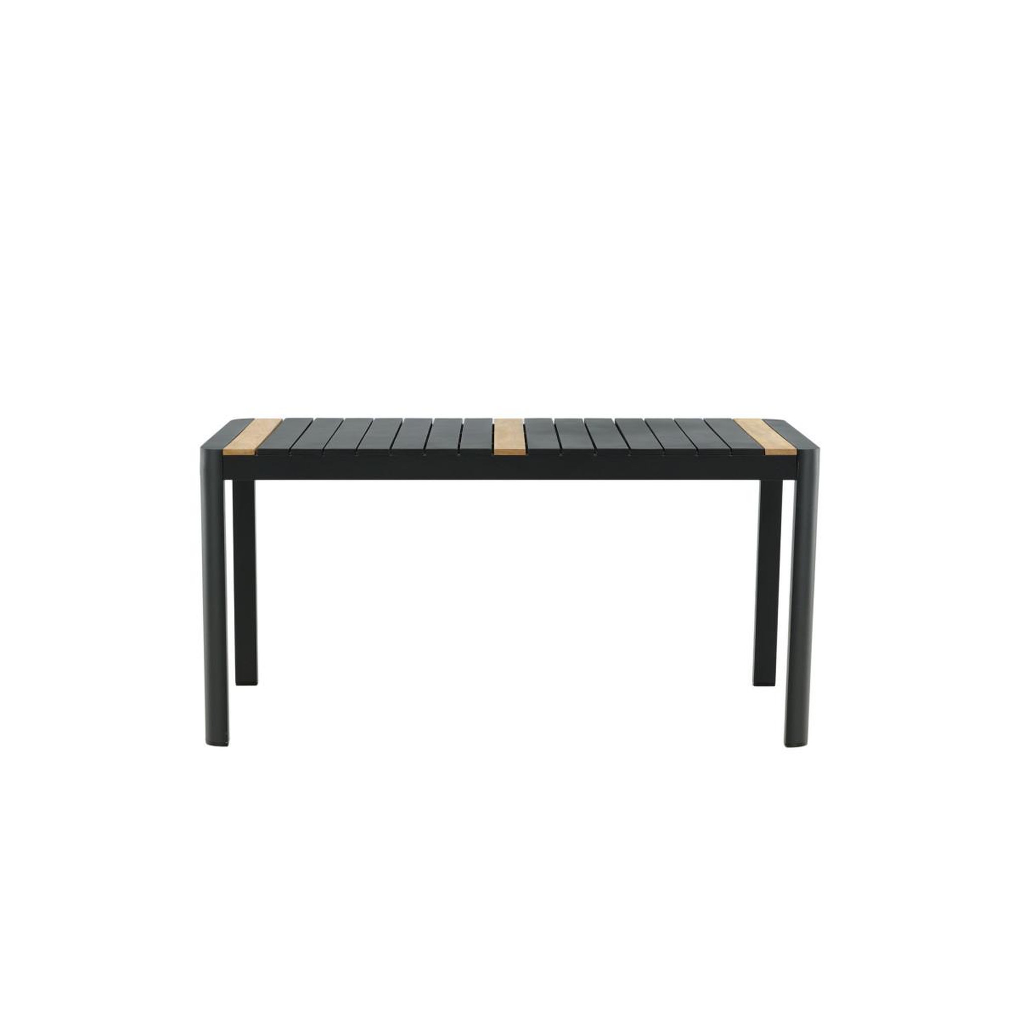 Voir la diapositive 4 : Paris Prix Table de jardin en teck  togo  150cm noir