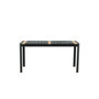 Voir la diapositive 4 : Paris Prix Table de Jardin en Teck  Togo  150cm Noir
