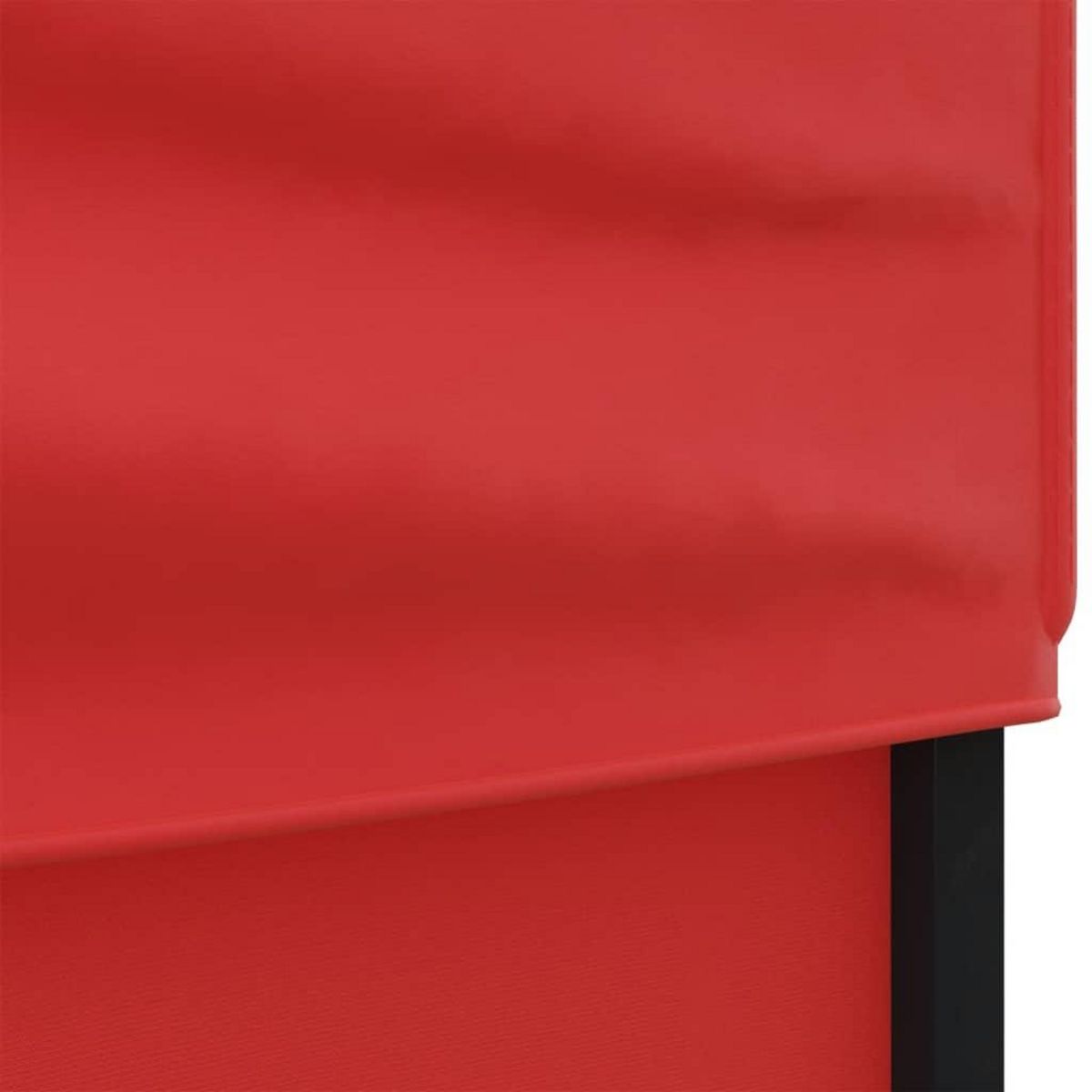 VIDAXL Tente de reception pliable avec parois Rouge 2x2 m