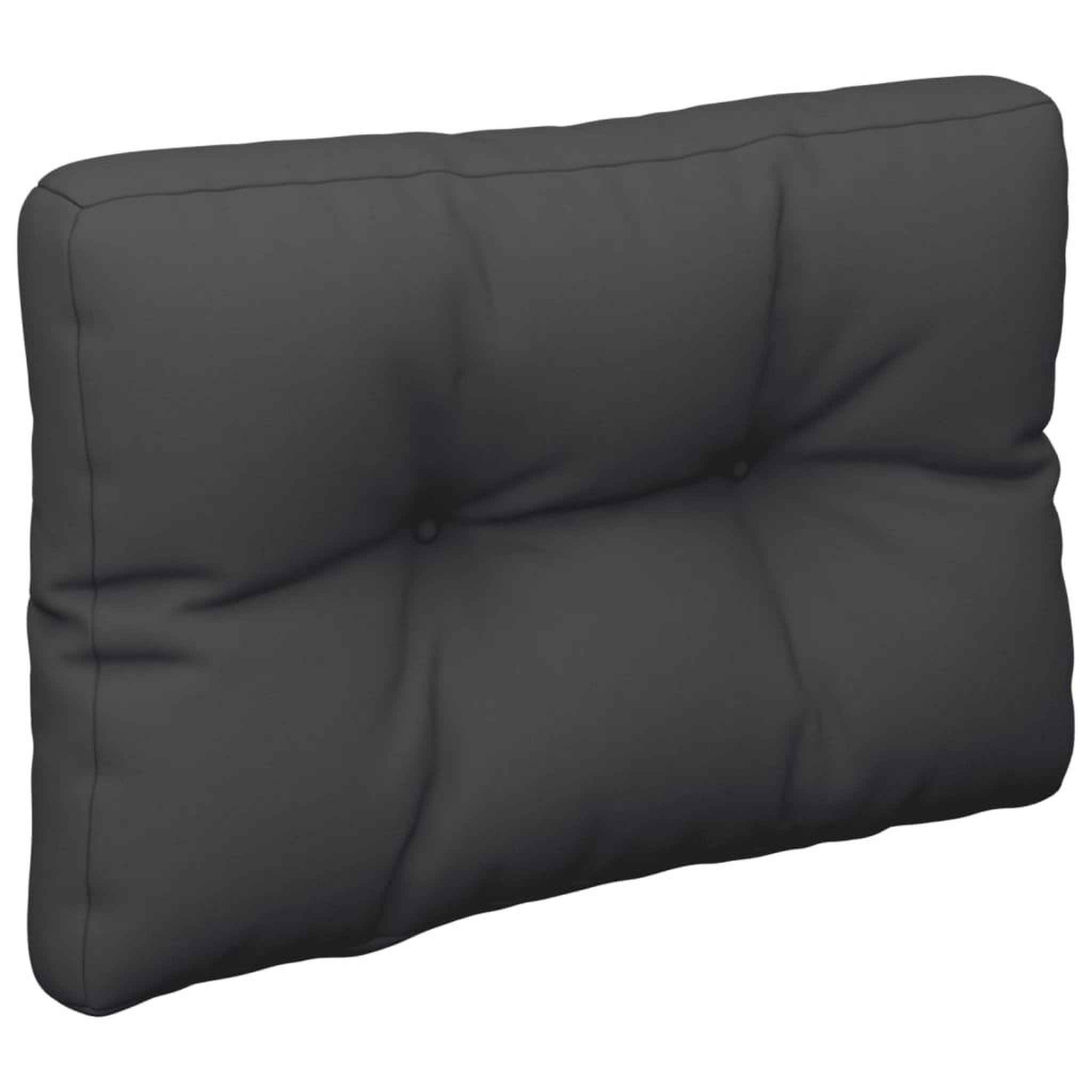 Voir la diapositive 5 : VIDAXL Coussins de palette lot de 2 noir tissu