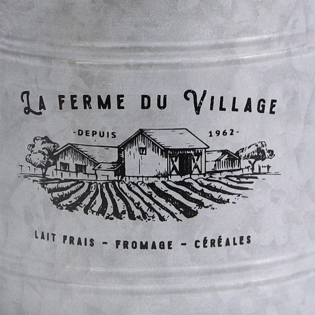 FORNORD Pot à lait métal avec poignées