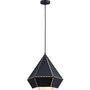 Paris Prix Lampe Suspension Design  Glencoe  150cm Noir
