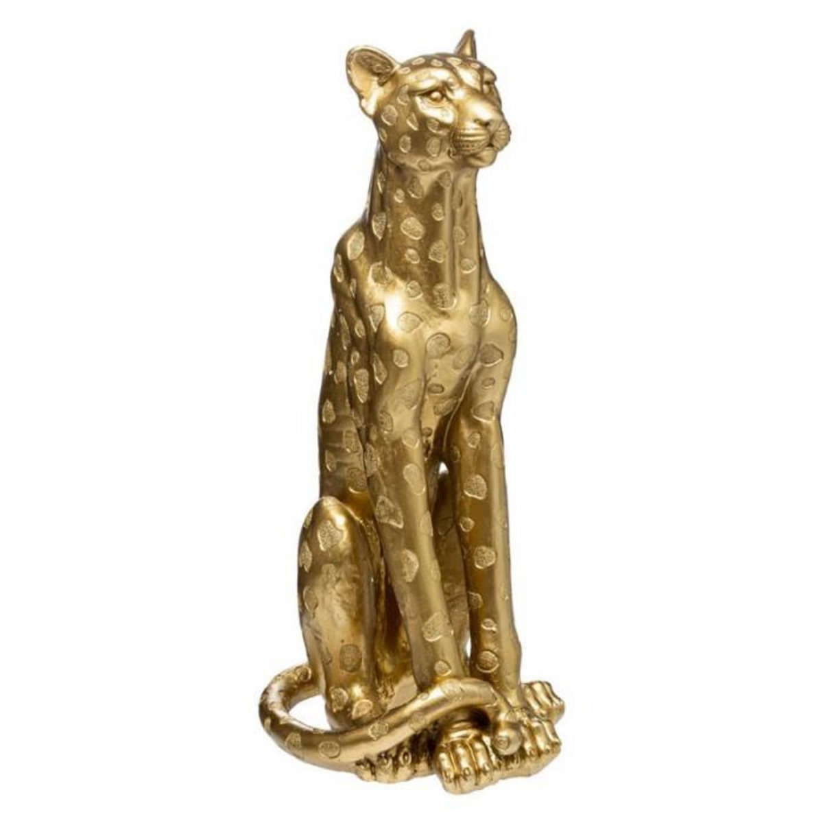 FEERIC LIGHT & CHRISTMAS Léopard Déco  Grand Hôtel  90cm Or