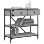 Voir la diapositive 4 : VIDAXL Table console sonoma gris 75x34,5x75 cm bois d'ingenierie