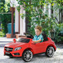 Voir la diapositive 2 : HOMCOM Voiture véhicule électrique enfant 6 V 7 Km/h max. télécommande effets sonores + lumineux Mercedes GLA AMG rouge