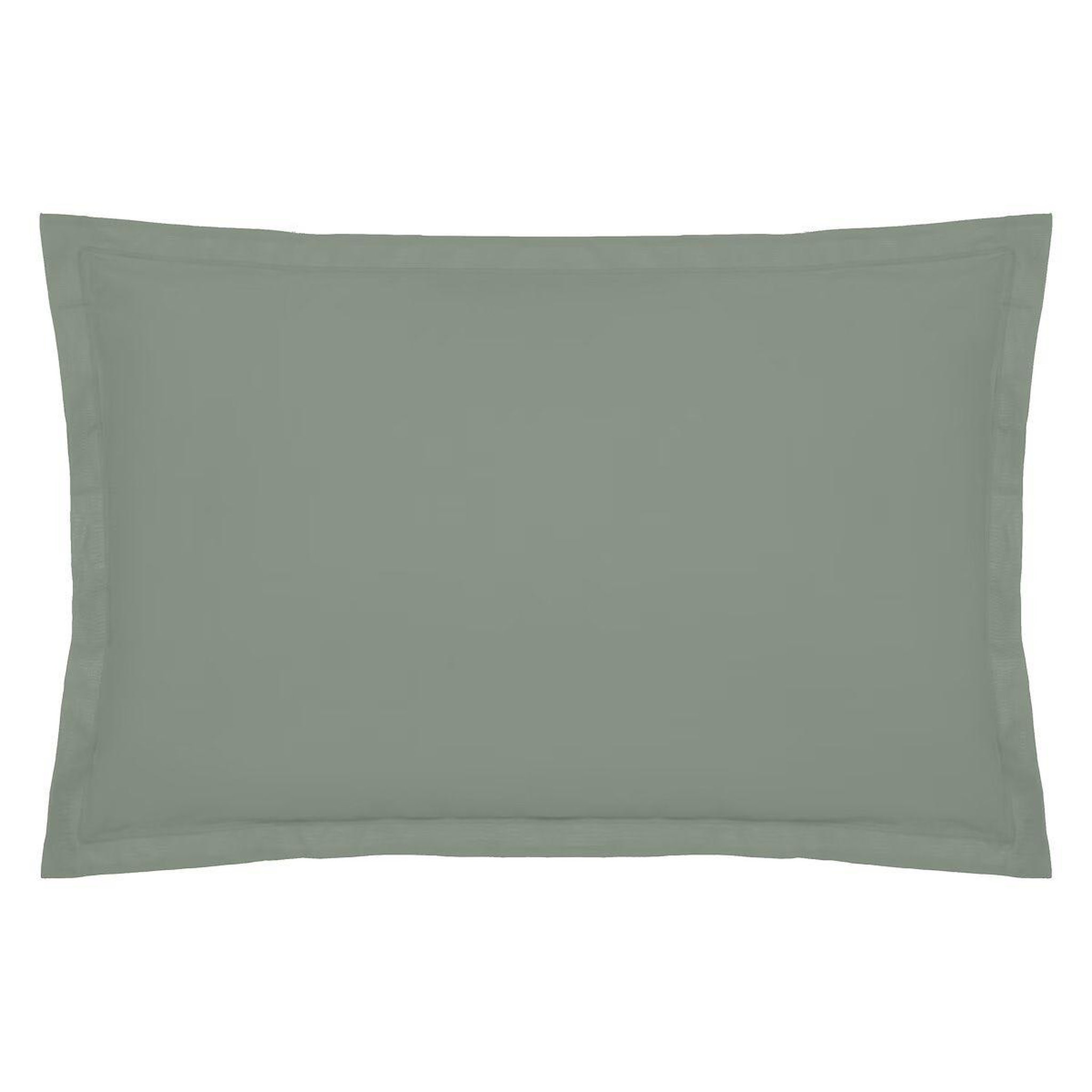 ATMOSPHERA Taie d'oreiller  percale  50x70cm vert tilleul