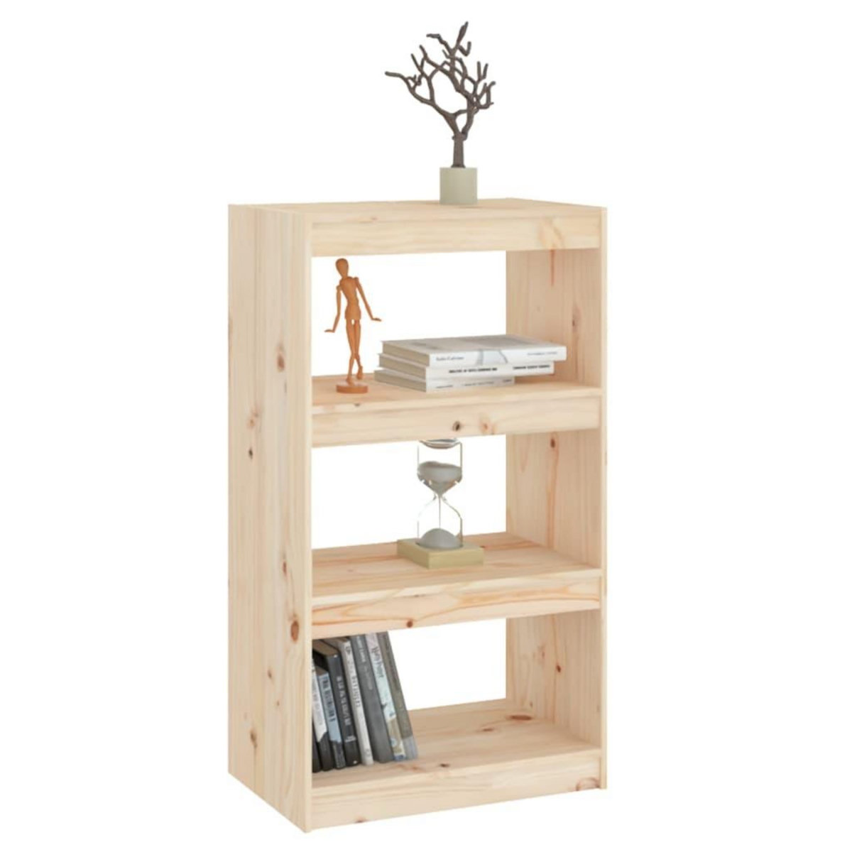 VIDAXL Bibliotheque/Separateur de piece 60x30x103,5 cm pin massif
