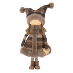 Paris Prix Statue Fille en Tissu  Cœur  48cm Multicolore