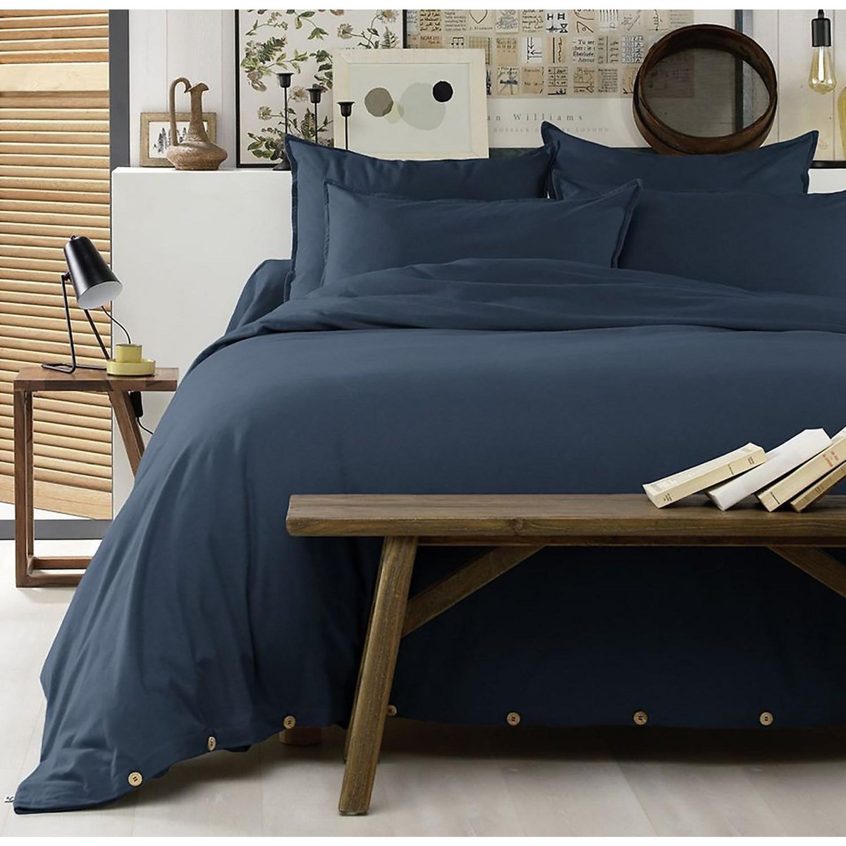 Home collection Housse de couette 100%flanelle