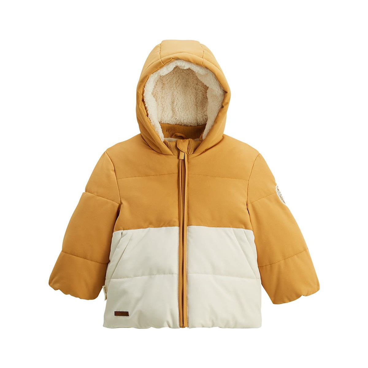 Petit Béguin Doudoune enfant imperméable doublée polaire avec capuche Charly