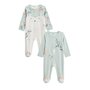 Voir la diapositive 1 : Petit Béguin Lot de 2 pyjamas bébé en velours Dina