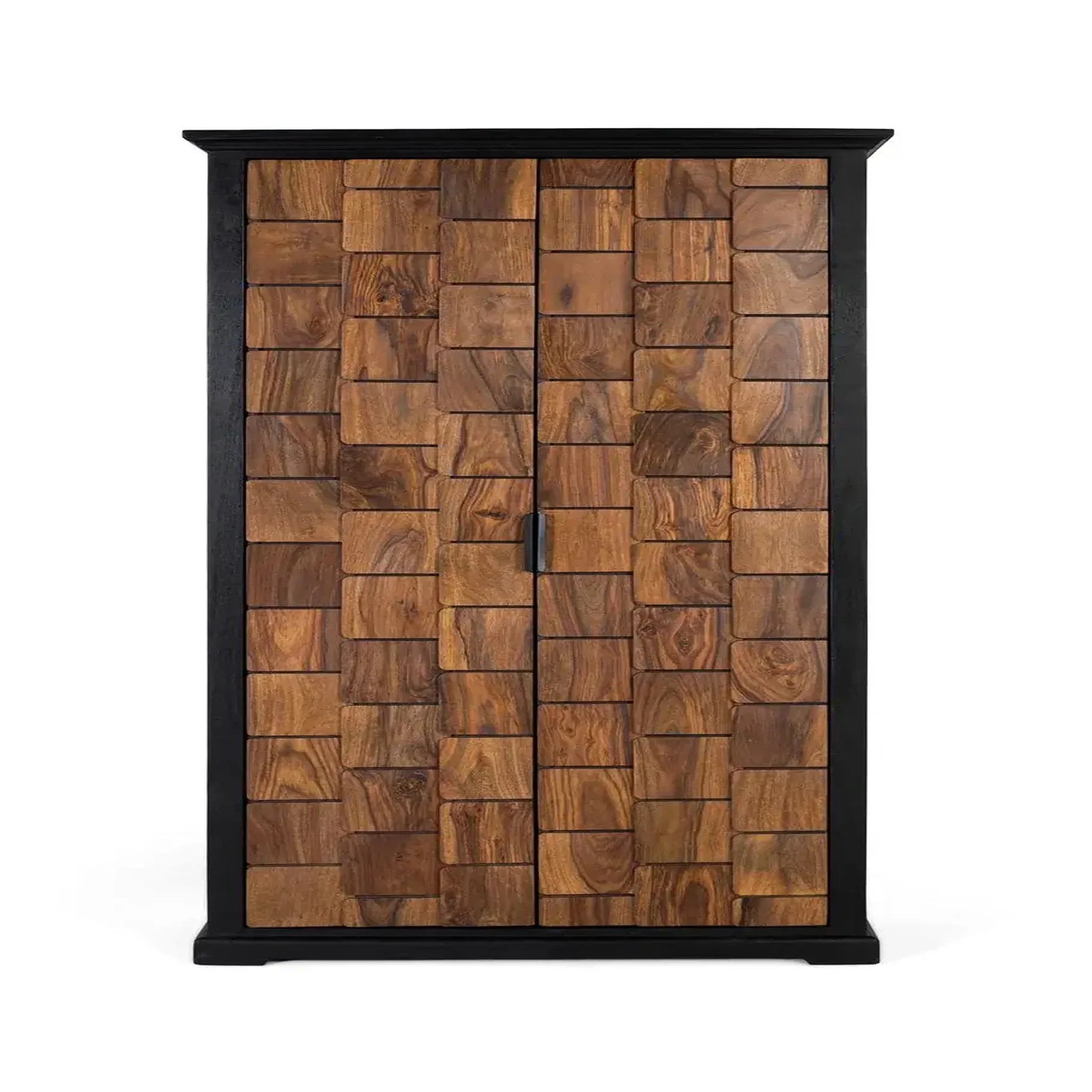 GINER Y COLOMER SL Armoire en bois de manguier et de palissandre 95cm style contemporain