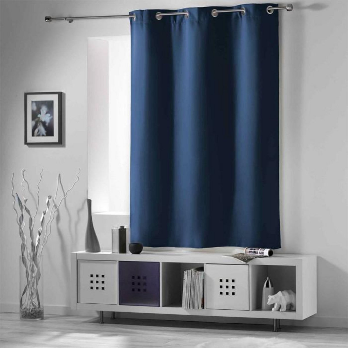 Paris Prix Rideau Occultant  Occult  135x180cm Bleu Marine