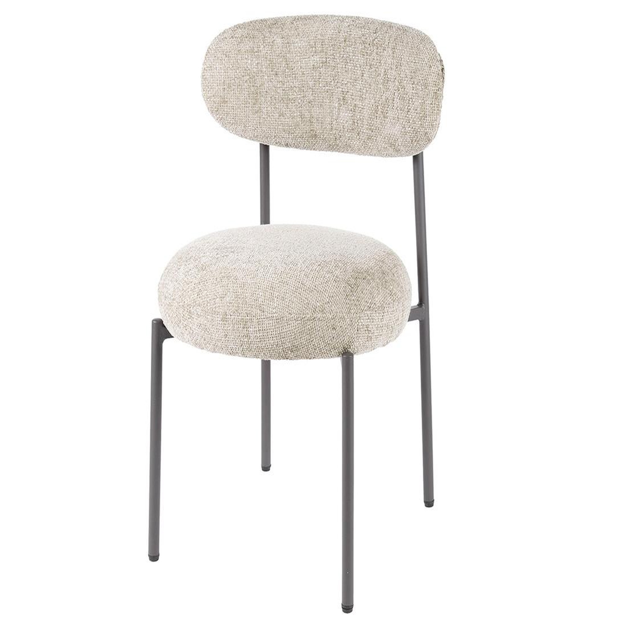 Voir la diapositive 1 : LISA DESIGN Adelia - lot de 2 chaises - pieds en métal - en tissu texturé
