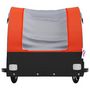 Voir la diapositive 6 : VIDAXL Remorque de vélo noir et orange 45 kg fer