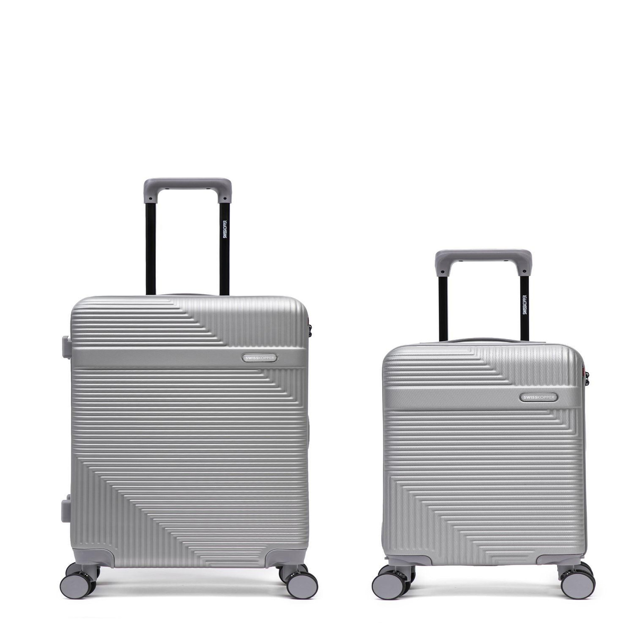 SWISS KOPPER Lot de 2 Valises Rigides Taille Moyenne et Cabine XS WOHLEN