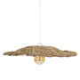 Voir la diapositive 1 : ATMOSPHERA Lampe Suspension Paille  Yoni  58cm Naturel
