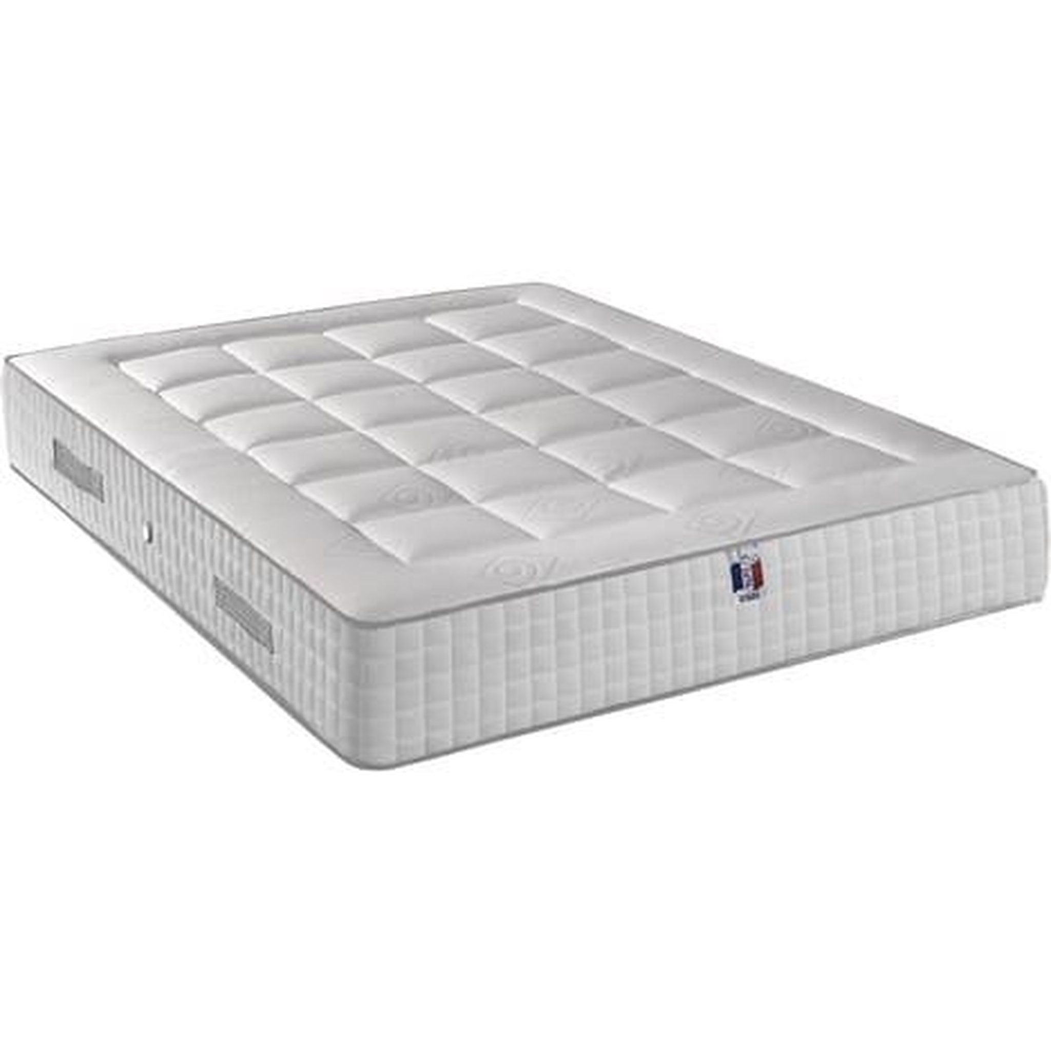 Voir la diapositive 3 : Ensemble Literie matelas ressorts ensachés 30cm et sommier 160x200 cm KING PALACE