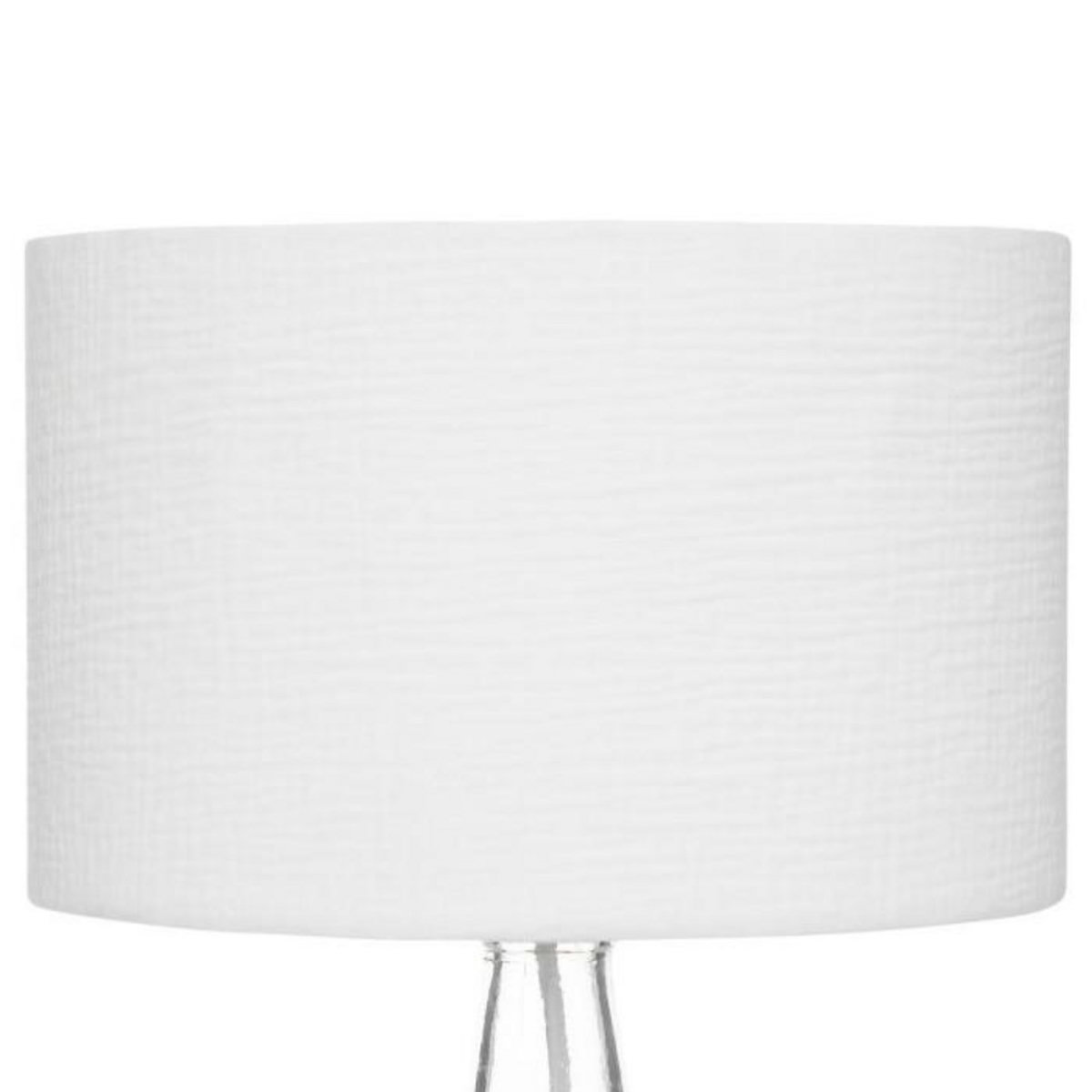 ATMOSPHERA Lampe à Poser en Verre  Winter  43cm Blanc