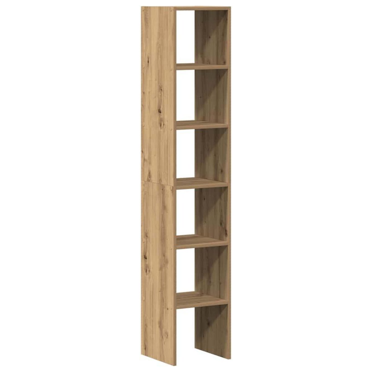 VIDAXL Bibliotheques 2 pcs empilable chene artisanal bois d'ingenierie
