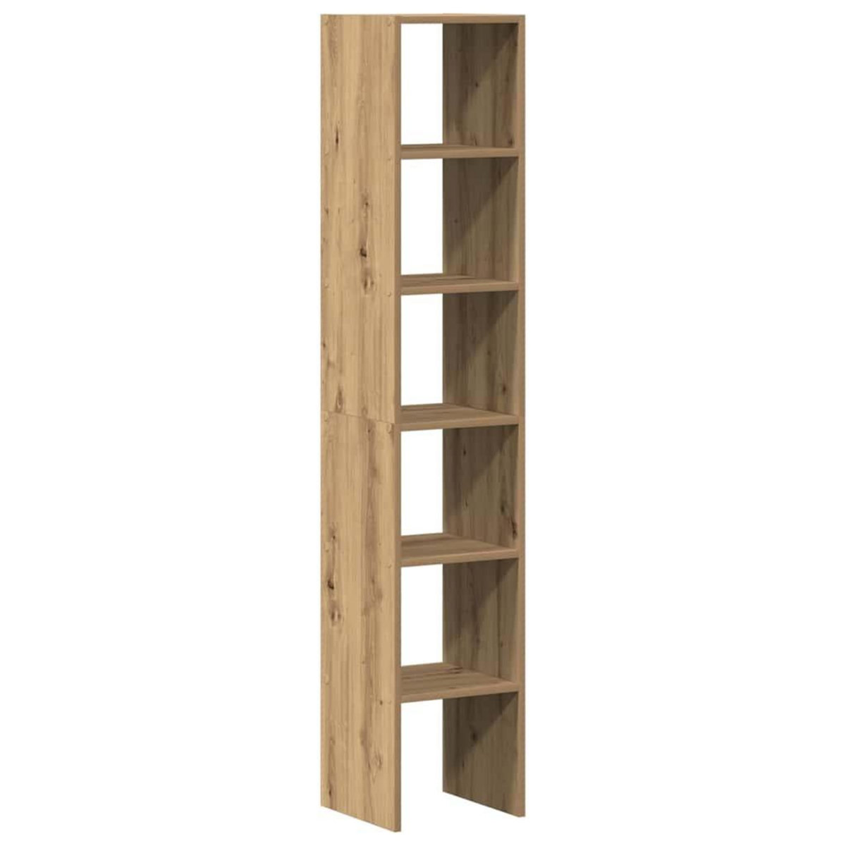 VIDAXL Bibliotheques 2 pcs empilable chene artisanal bois d'ingenierie