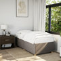 Voir la diapositive 1 : VIDAXL Cadre de lit sans matelas taupe 100x200 cm tissu