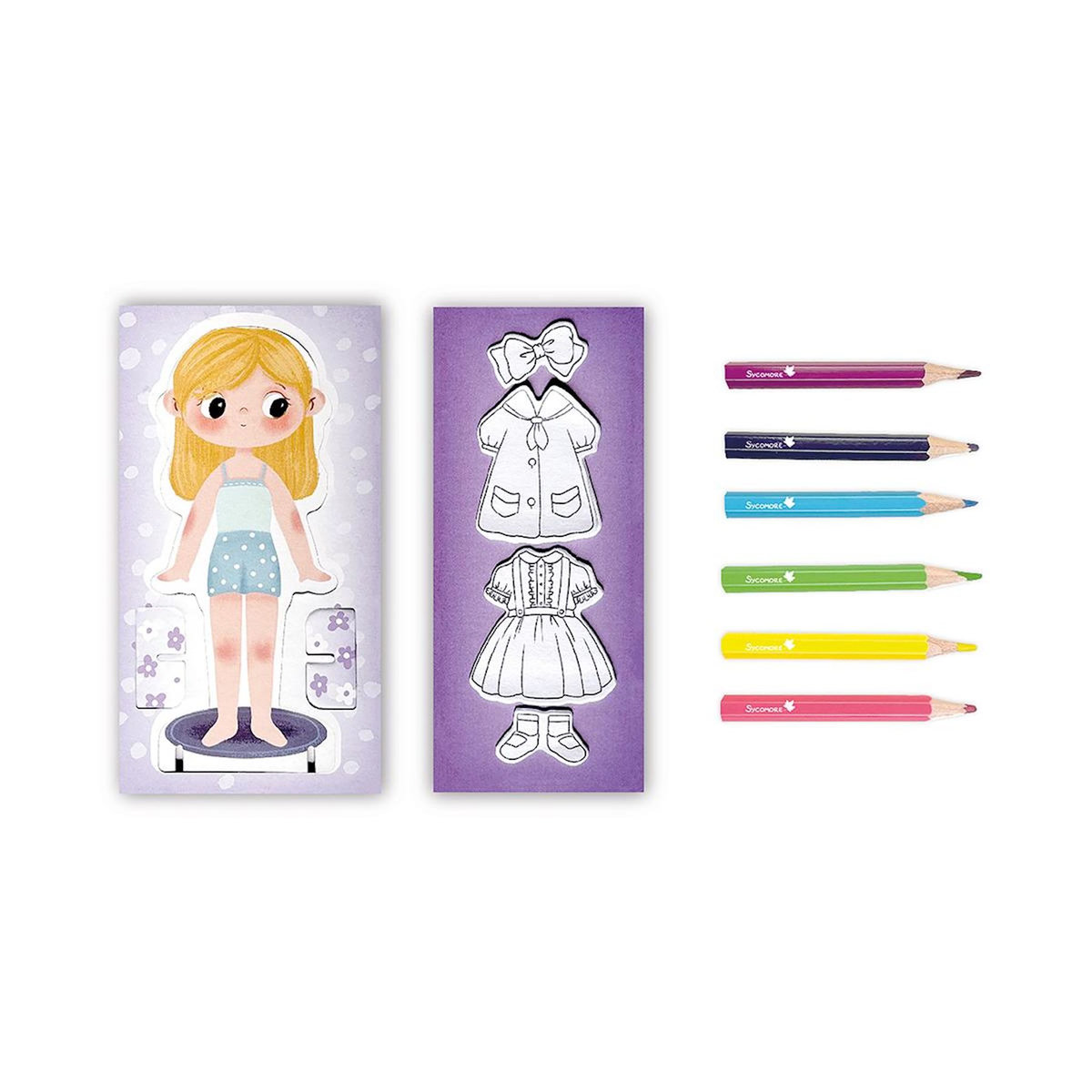 Au Sycomore Ta mode à dessiner et à coller